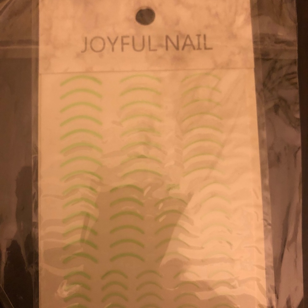 DONATED TO CHARITY FREE WITH PURCHASE!  Neon French Stickers for Nails